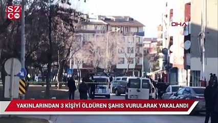 Yakını üç kadını öldürdü, vurularak yakalandı