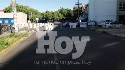 Así está el ambiente en el Palacio de Justicia de Cuidad Nueva