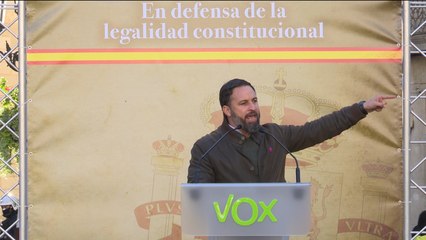 Abascal: "El mayor enemigo de la Constitución es el Gobierno"