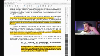 Módulo 3 - Aula 5 - exemplo de justiça gratuita