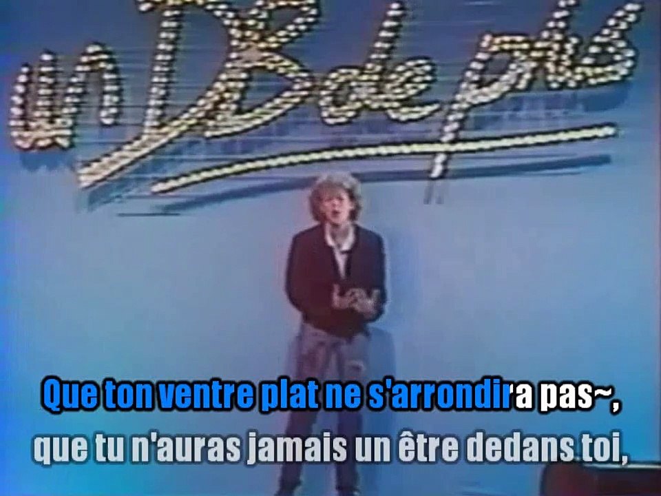 Carol Arnauld_Toi qui voulais un enfant (Clip 1988)karaoké