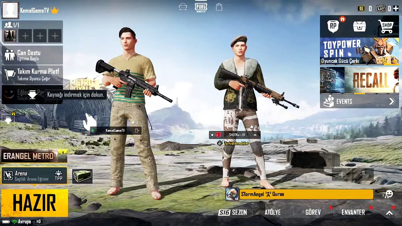 Pubg Mobile - Arena - Silah Oyunları #1