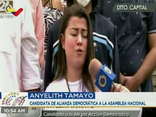 Candidata (AD) Anyelith Tamayo: Votar no sólo es un derecho, es nuestro deber con la nación