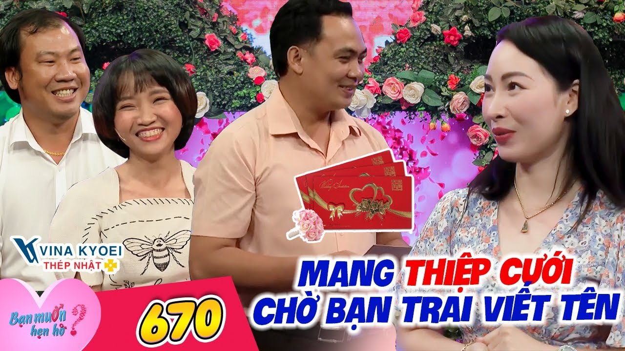 Bạn Muốn Hẹn Hò #670 |Bà mẹ MỘT CON mang THIỆP CƯỚI lên hẹn hò, nói một câu khiến chàng bấm nút luôn
