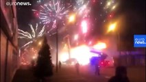 Video | Rusya'da havai fişek fabrikasında çıkan yangın korkulu anlar yaşanmasına neden oldu