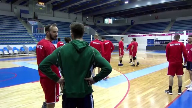 Raphaël Attié sur les rituels et l'organisation des déplacements du Martigues Volley