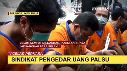 Sindikat Uang Palsu di Surabaya: Rp 10 Miliar Hampir Siap Diedarkan