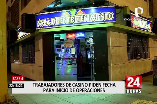 Fase 4: Trabajadores de casinos y tragamonedas piden fecha para inicio de operaciones