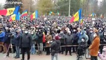 Miles de manifestantes exigen en Moldavia la disolución del Parlamento y elecciones legislativas
