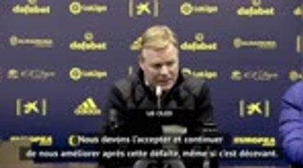 12e j. - Koeman revoit ses ambitions à la baisse après le revers contre Cadix