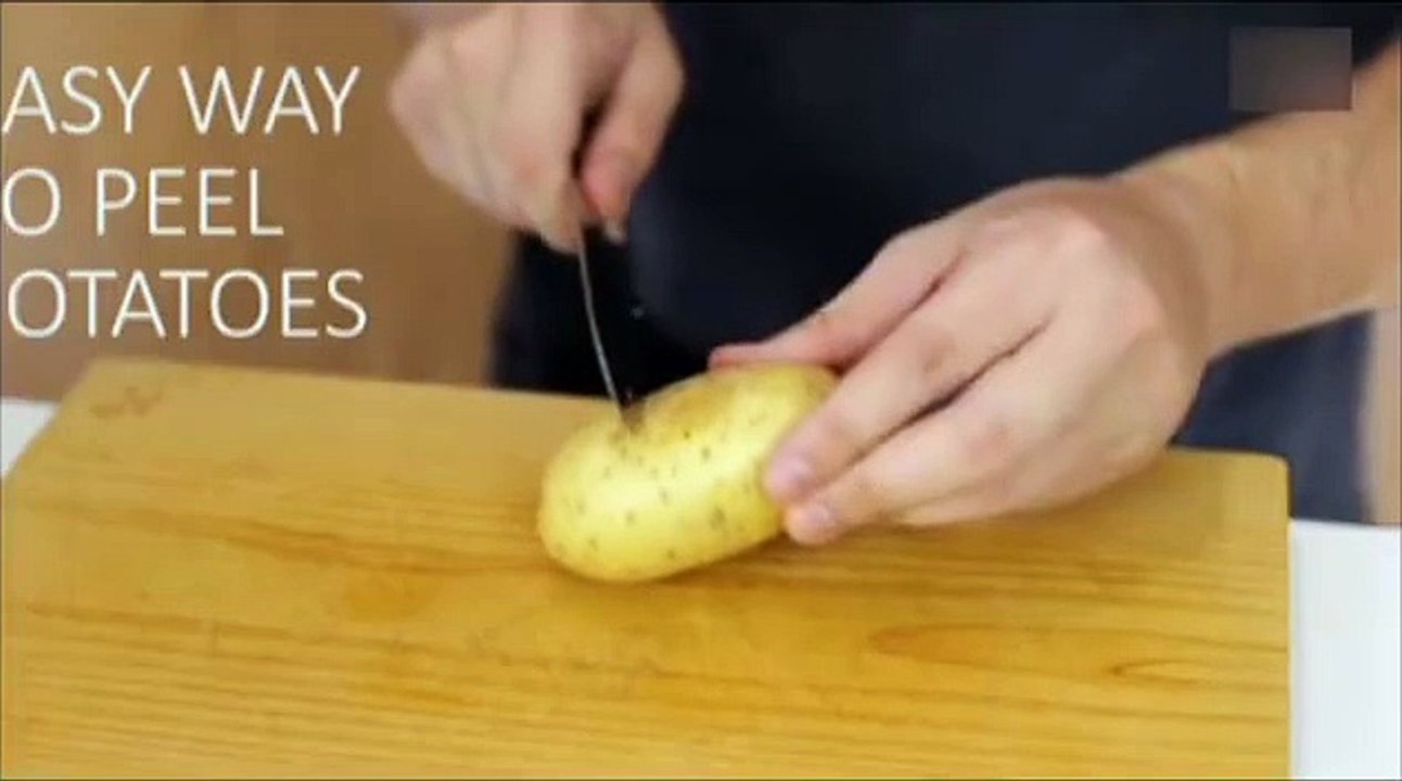 Patates soymanın en kolay yolu