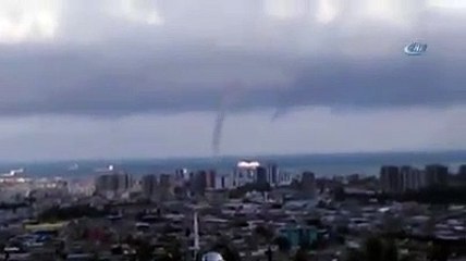 İskenderun Körfezi'nde hortum!