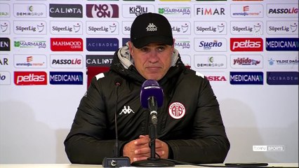 SİVAS - Demir Grup Sivasspor-Fraport TAV Antalyaspor maçının ardından