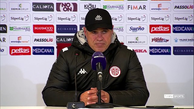 SİVAS - Demir Grup Sivasspor-Fraport TAV Antalyaspor maçının ardından