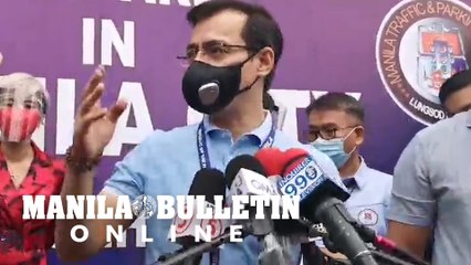 Manila Mayor led the unveiling and inspection of the “No Contact Traffic Apprehension Program”