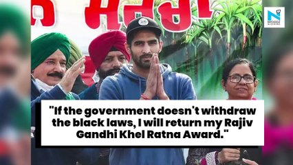 "Will return Khel Ratna if farm laws not withdrawn, says Vijender Singh