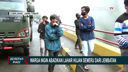 Panik Lahar Hujan Semeru Menerjang, Warga Pilih Mengungsi Ke Tempat Tinggi