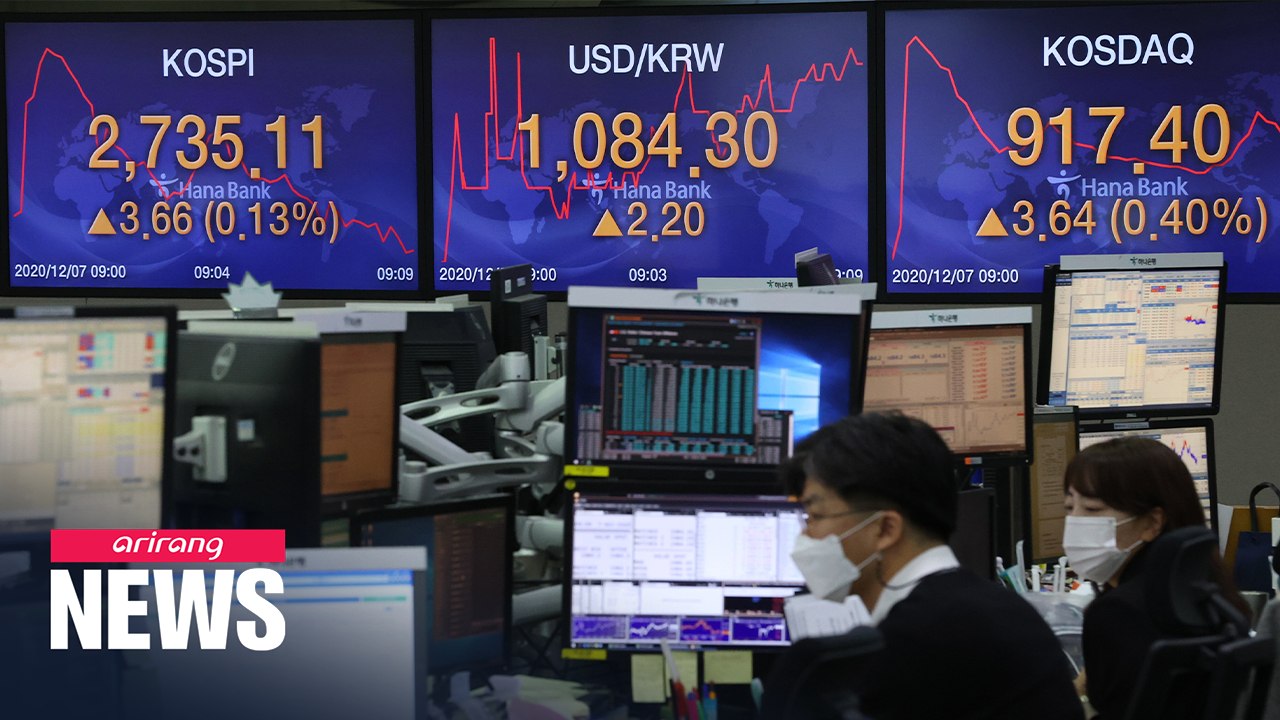 S. Korea's KOSPI performs best among others in G20 over past month