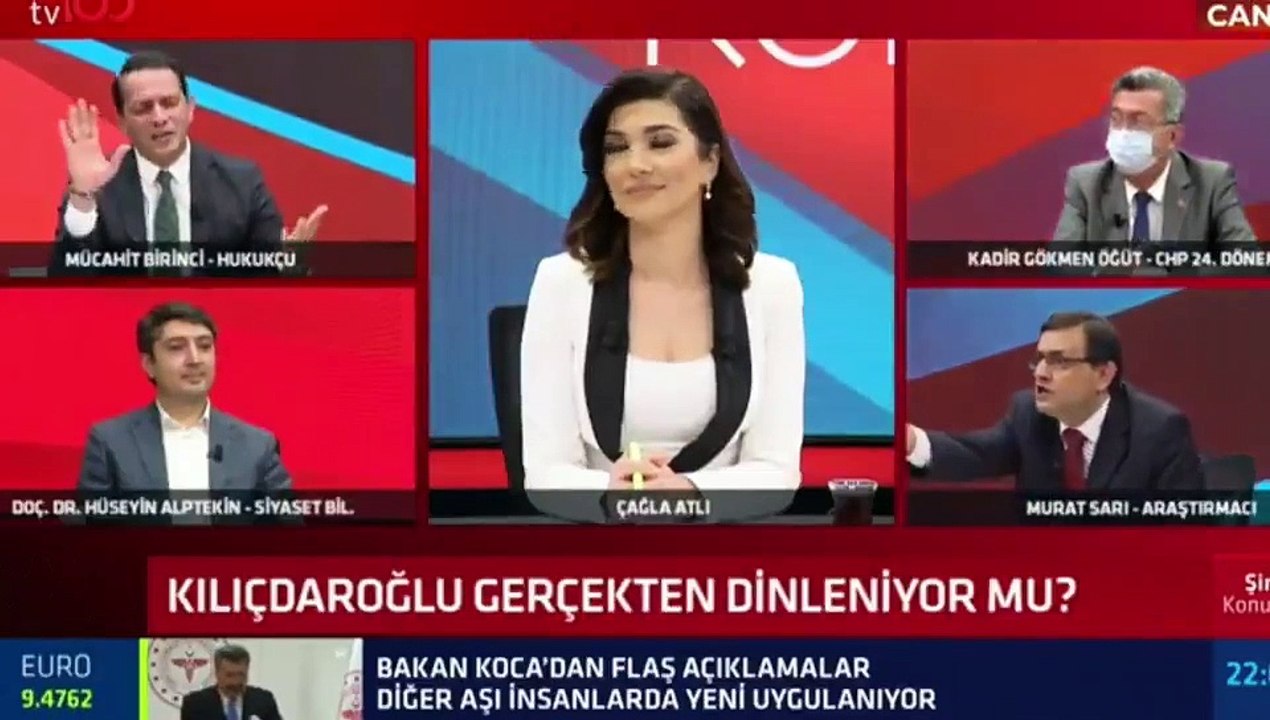 TV 100'de canlı yayın karıştı! "Haddinizi bileceksiniz"