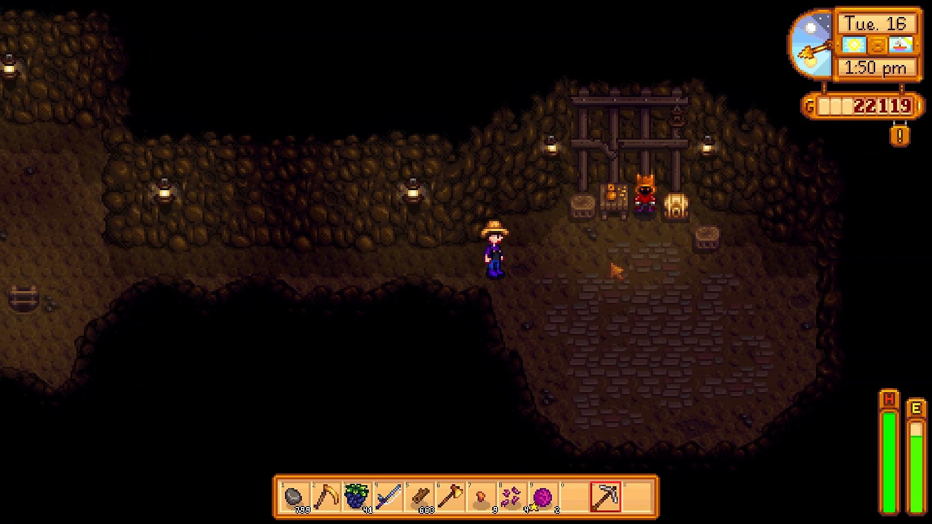 ⁣Stardew Valley: meeting the dwarf