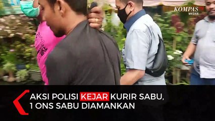 Kejar-Kejaran Polisi Dengan Kurir Sabu