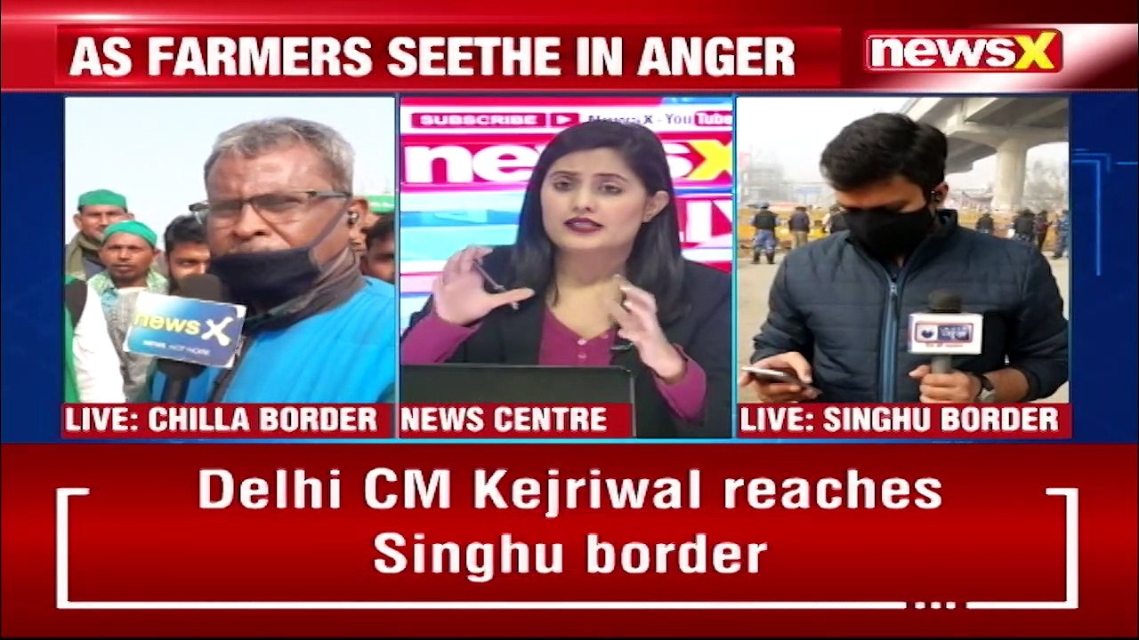 Delhi CM Addresses At Singhu Border | NewsX