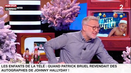 Les enfants de la télé : Quand Patrick Bruel revendait des autographes de Johnny Hallyday ! (vidéo)