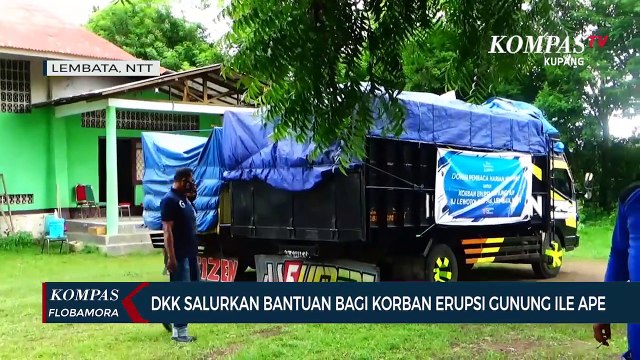 Dana Kemanusiaan Kompas Salurkan Bantuan Bagi Korban Erupsi Gunung Ile Ape