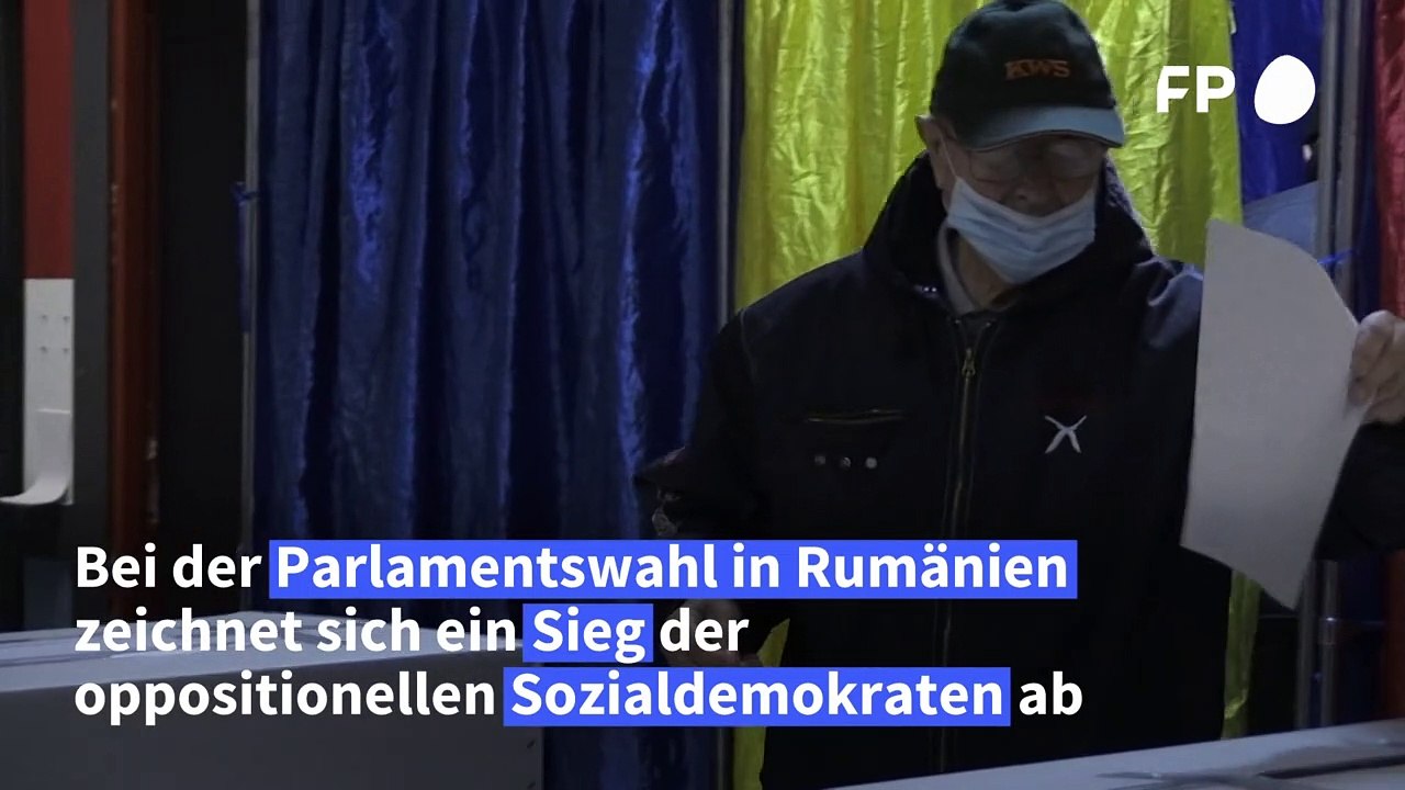 Sozialdemokraten liegen bei Wahl in Rumänien knapp vorn