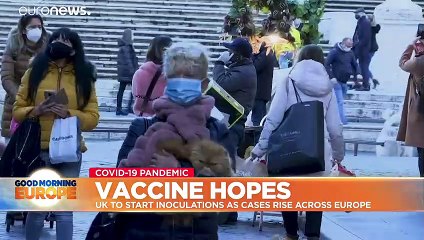 First batches of Pfizer's coronavirus vaccine arrive as UK gears up for mass vaccination programme