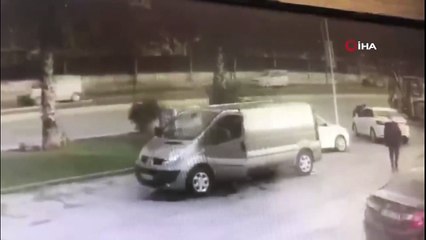 Önce anahtarı sonra aracı böyle çaldılar