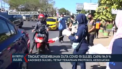 Tingkat Kesembuhan Duta Covid 19 Sulsel Capai 94,9%