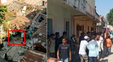 VIDEO: तेंदुए से शहर में मची अफरा-तफरी, पकड़ने आए वनकर्मी घायल, 6 घंटे बाद ड्रोन से हुआ काबू
