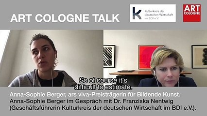 Art Cologne Talk: Anna-Sophie Berger