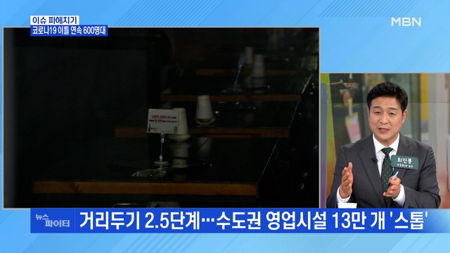 MBN 뉴스파이터-이틀 연속 600명대…내일부터 거리두기 2.5단계