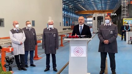 Bakan Karaismailoğlu: 'Milli Elektrikli Tren Setinin seri üretimine 2021 yılında başlıyoruz'
