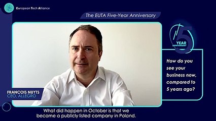 Francois Nuyts reflects on the progress Allegro has made over the last 5 years