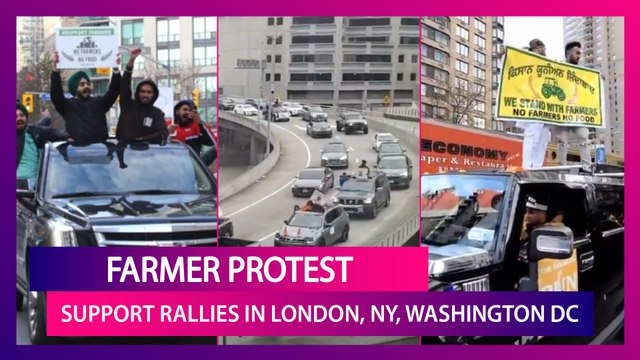 Farmer Protest Support Rallies In London, New York, San Francisco And Toronto