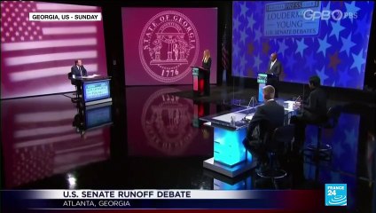US-Georgia Senate runoff: Republican, democratic contenders face off in debate