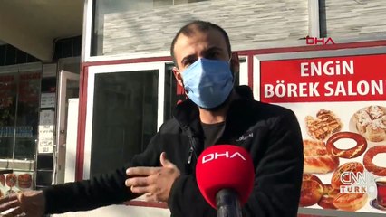 Kediyi kurtarmak isteyen esnaf düşerek yaralandı | Video