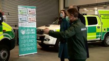 Prince William and Kate visit the Scottish Ambulance Service