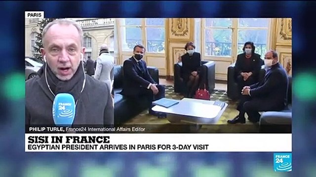 Sissi in France: Egyptian President arrives in Paris for 3-day visit