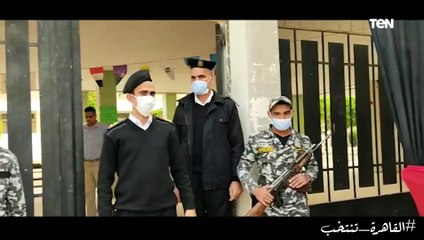 إقبال كبير من المواطنين على لجنة الجامعة العمالية بمدينة نصر بجولة الإعادة في انتخابات مجلس النواب