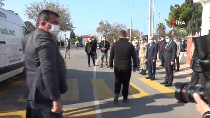 Koronaya yenik düşen emniyet müdürü Mersin'e uğurlandı