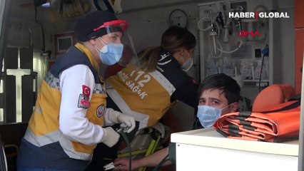 Haliç Köprüsü'nde otomobil takla attı