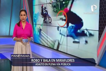 ¡Exclusivo! Conozca el testimonio de la mujer que fue víctima de un robo en medio de balazos en Miraflores