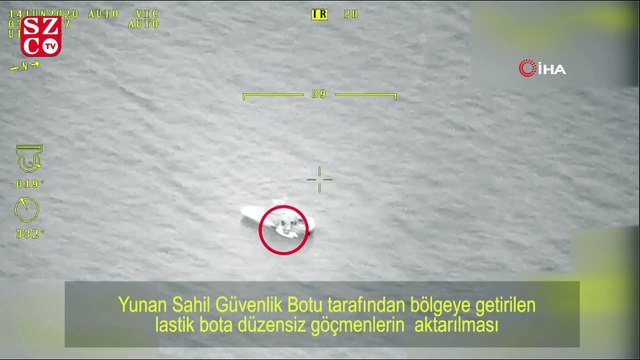 Yunanistan’ın göçmenleri ölüme terk ettiği anlar kaydedildi