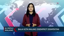 Pasca Wali Kota Malang Positif Covid, Balai Kota Disemprot Disinfektan