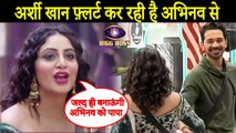 Bigg Boss 14 :_Arshi Khan Flirts With Abhinav Shukla In Front Of Rubina Dilaik