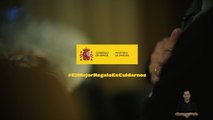 #ElMejorRegaloEsCuidarnos, lema de la campaña del Ministerio de Sanidad